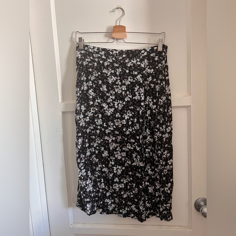 Floral Midi Skirt